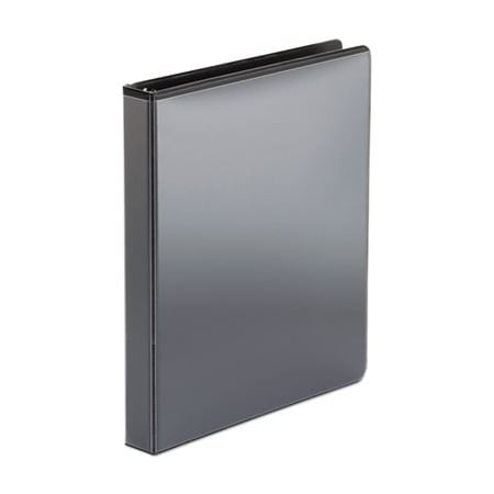 Offimpress Office Imp, ECONOMY ROUND RING VIEW BINDER, 3 RINGS, 1in CAPACITY, 11 X 8.5, BLACK 80961